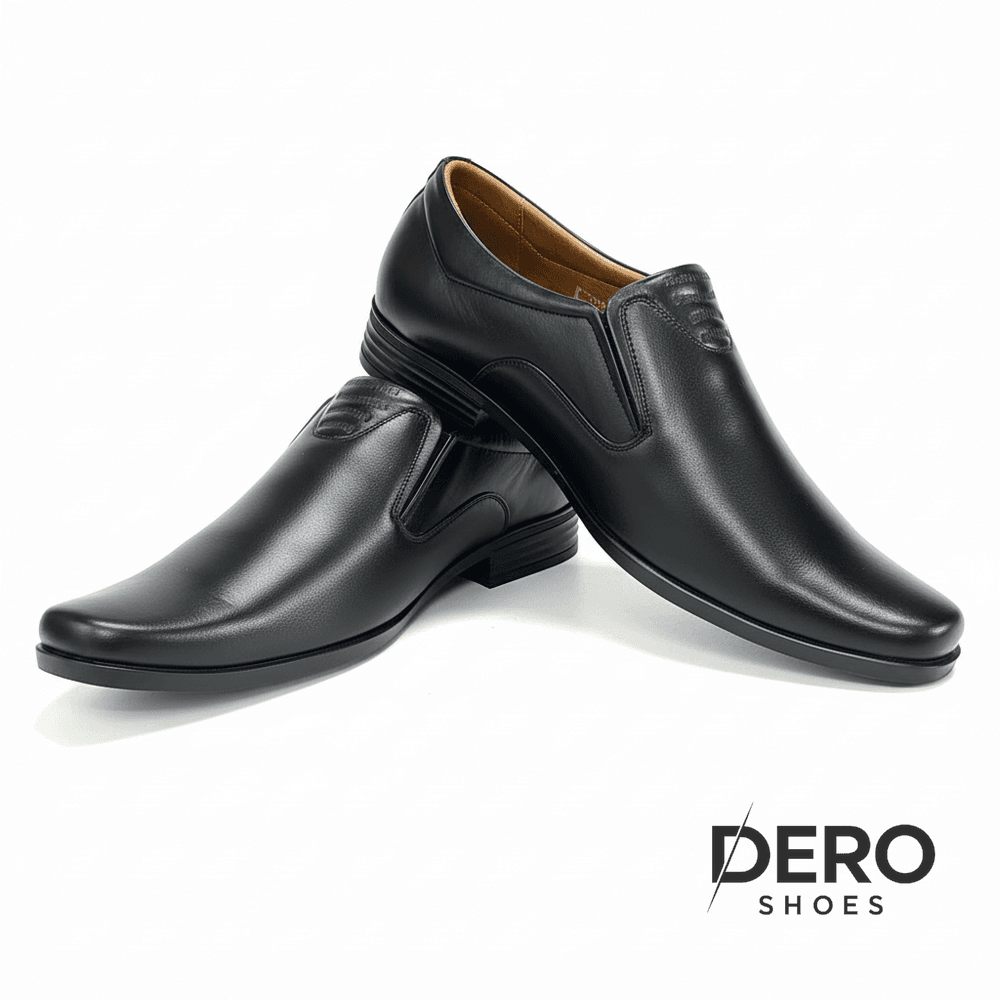 DR9 - Giày Tây Nam công sở thời trang da mềm đế khâu chắc chắn với sọc NC